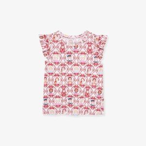 5-6T NIB Posh Peanut x American Girl Ruffled Tee